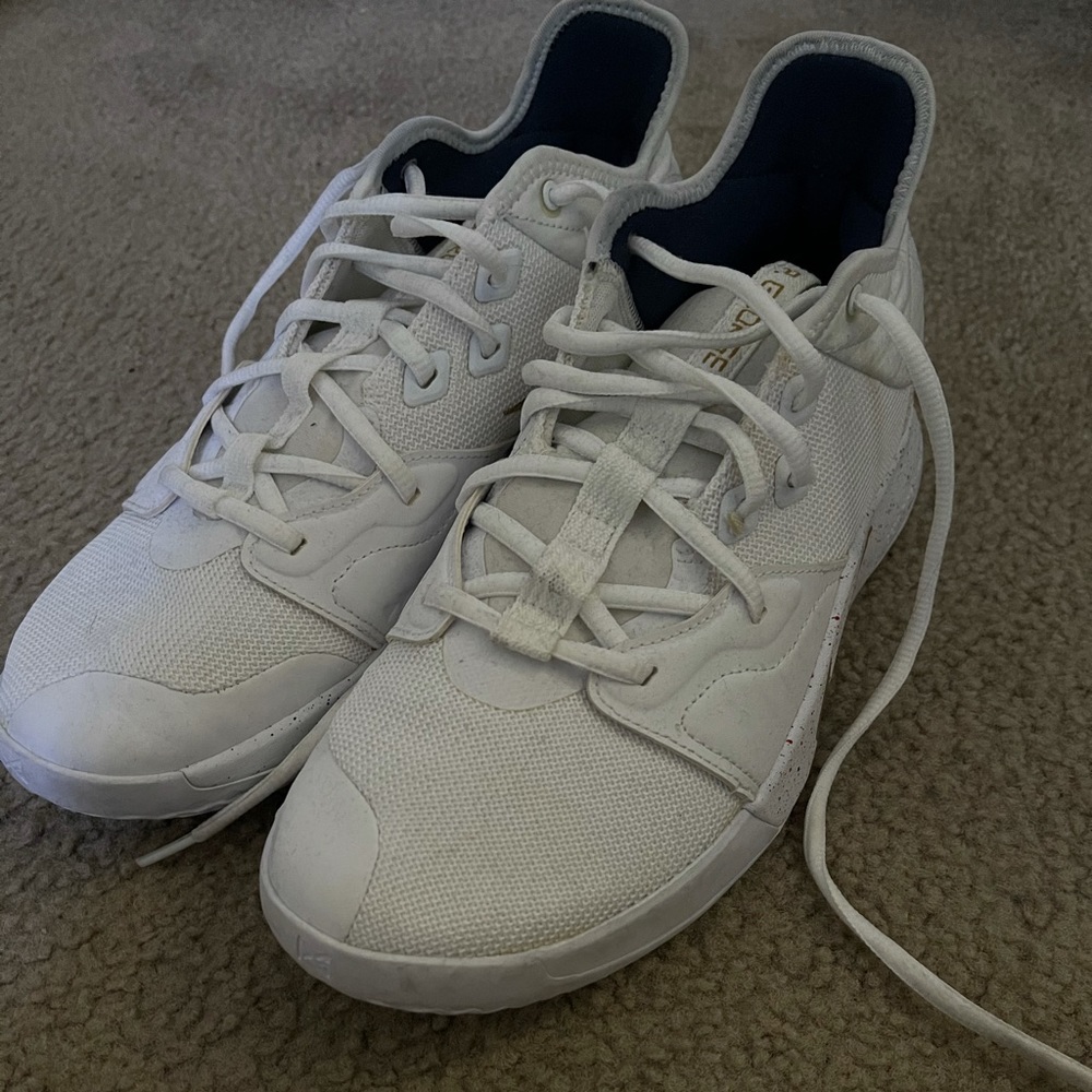 Nike PG 3 white gold navy